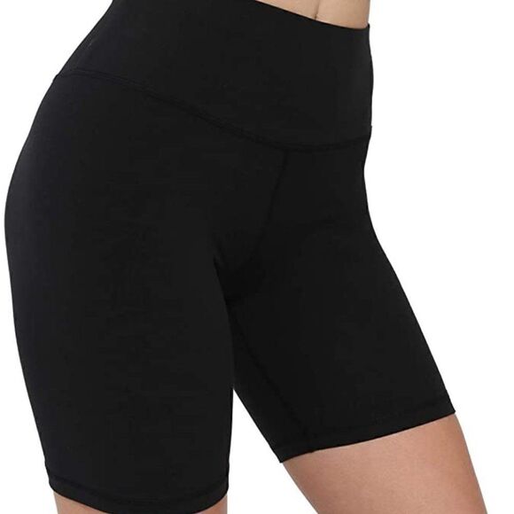 High Waisted Yoga Biker Shorts - Picture 3 of 6